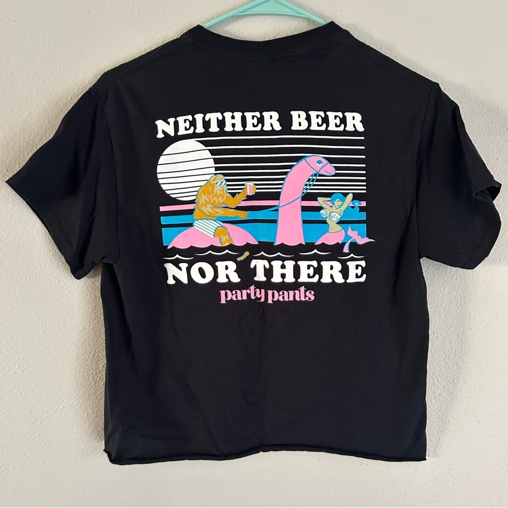 Party Pants Cropped T Shirt